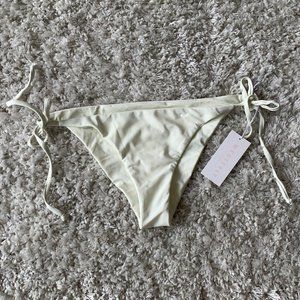 NWT Westerly size M bikini bottom in white